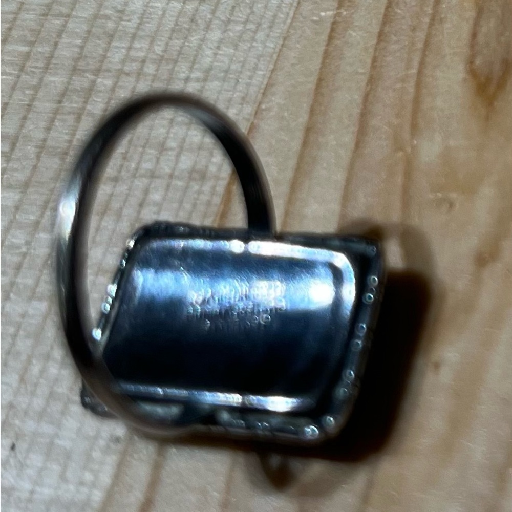 Thomas Mott kingfisher antique 1920s ring vintage rare 7 sterling silver marked - Picture 12 of 17
